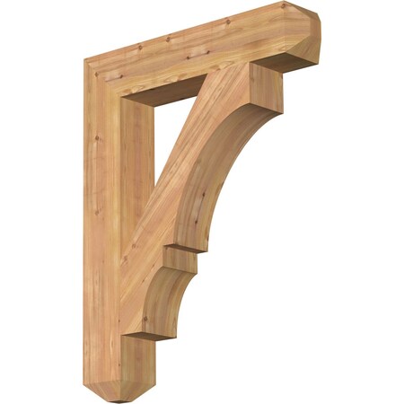 Ekena Millwork Balboa Craftsman Smooth Bracket, Western Red Cedar, 5 1/2"W x 30"D x 38"H BKT06X30X38BOA04SWR